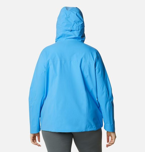 Columbia Omni-Tech Rain Jacket Blue For Women's NZ4178 New Zealand